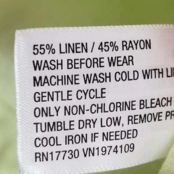 Universal Thread NWT Light Green Top Puff Long Sleeve Tie-Front Blouse - Picture 5 of 6